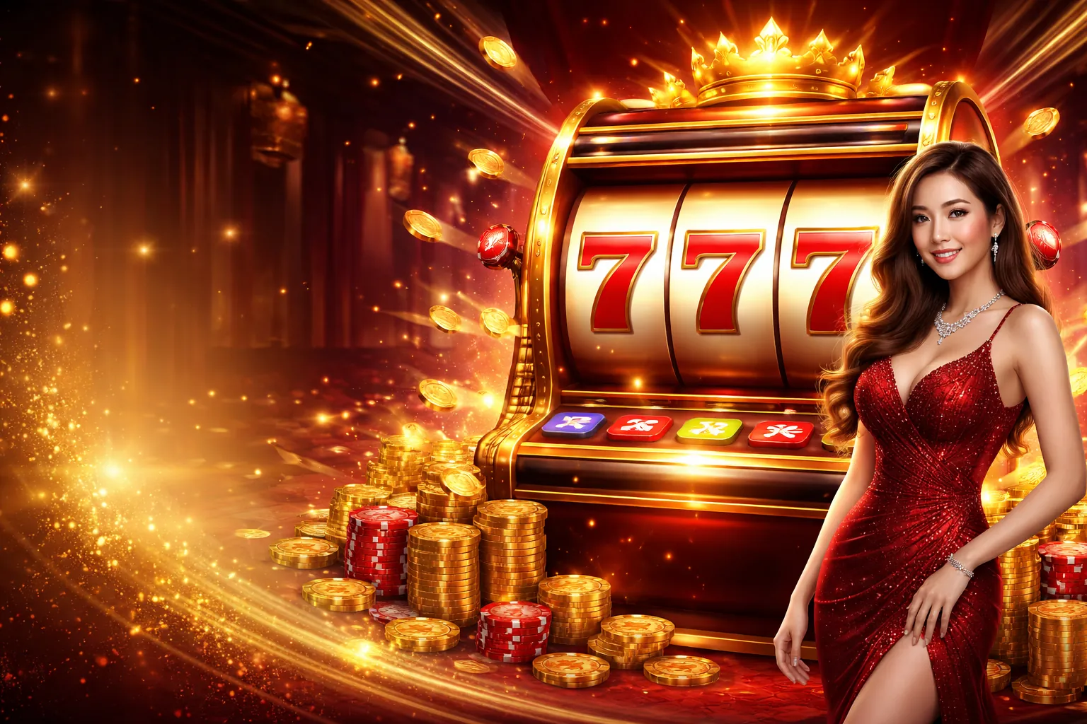 Trò chơi xèng và nổ hũ 777king99 tải game